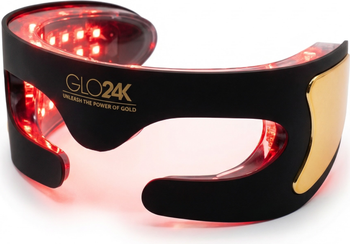 GLO24K UNLEASH THE POWER OF GOLD Bionic 7 Color LED Eye Care Mask
