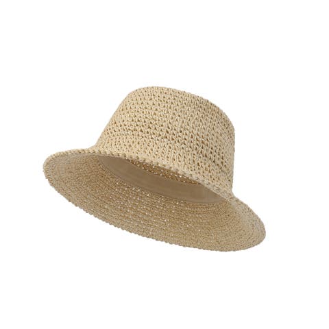 Moriah Women's Paper Straw Bucket Hat