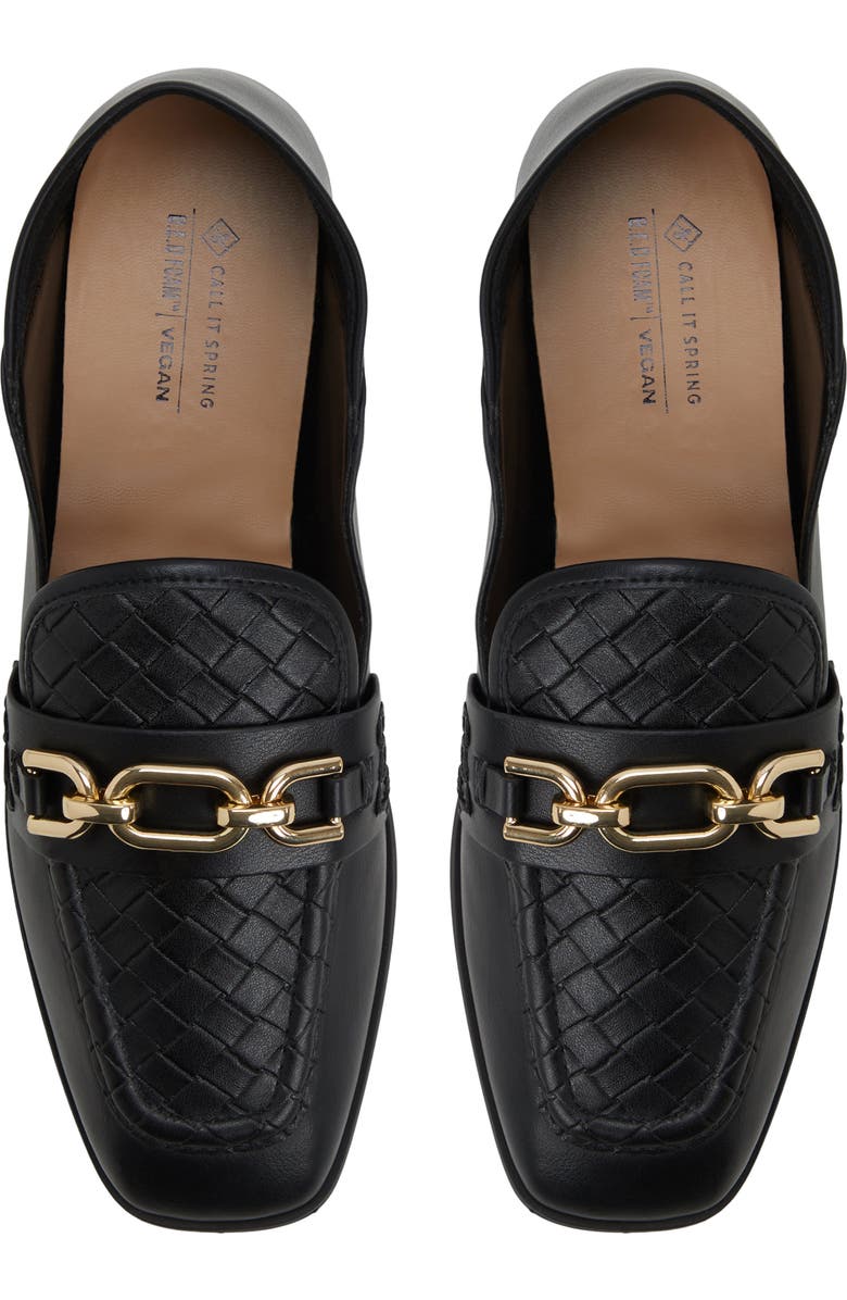 Call It Spring By Aldo Graceyy Chain Loafer, Alternate, color, Other Black
