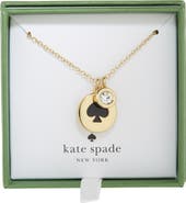 Kate Spade New York spot the spade charm pendant necklace