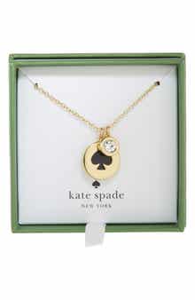 Kate Spade New York spot the spade charm pendant necklace
