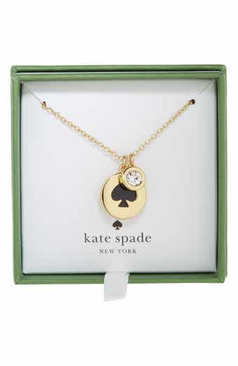 Kate Spade New York spot the spade charm pendant necklace
