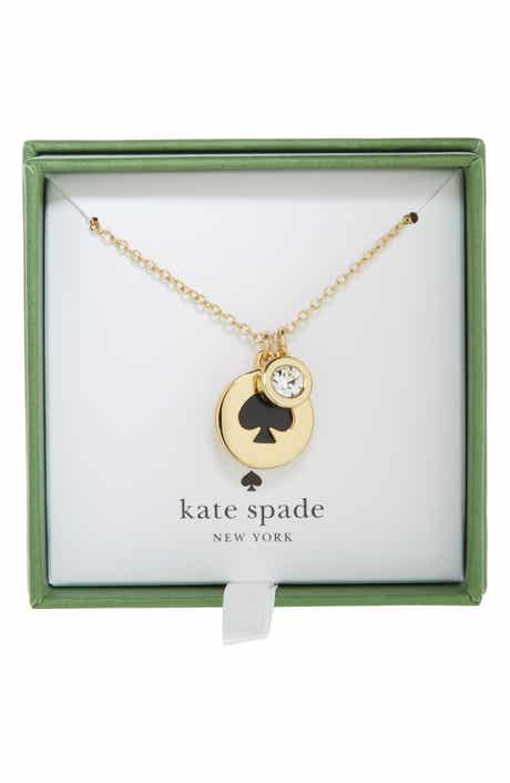 Kate Spade New York spot the spade charm pendant necklace