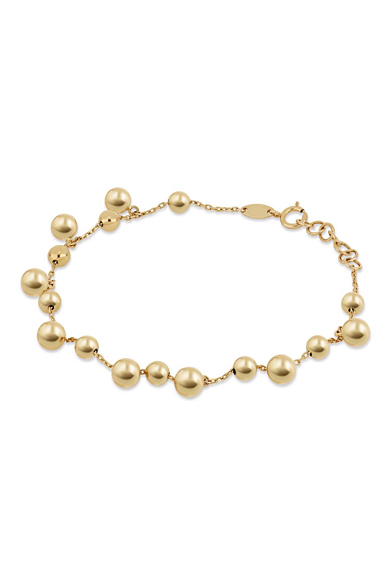 14K Gold Sphere Station Bracelet, Alternate, color, 14K YELLOW GOLD