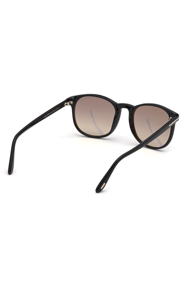 TOM FORD 53mm Gradient Round Sunglasses, Alternate, color,
