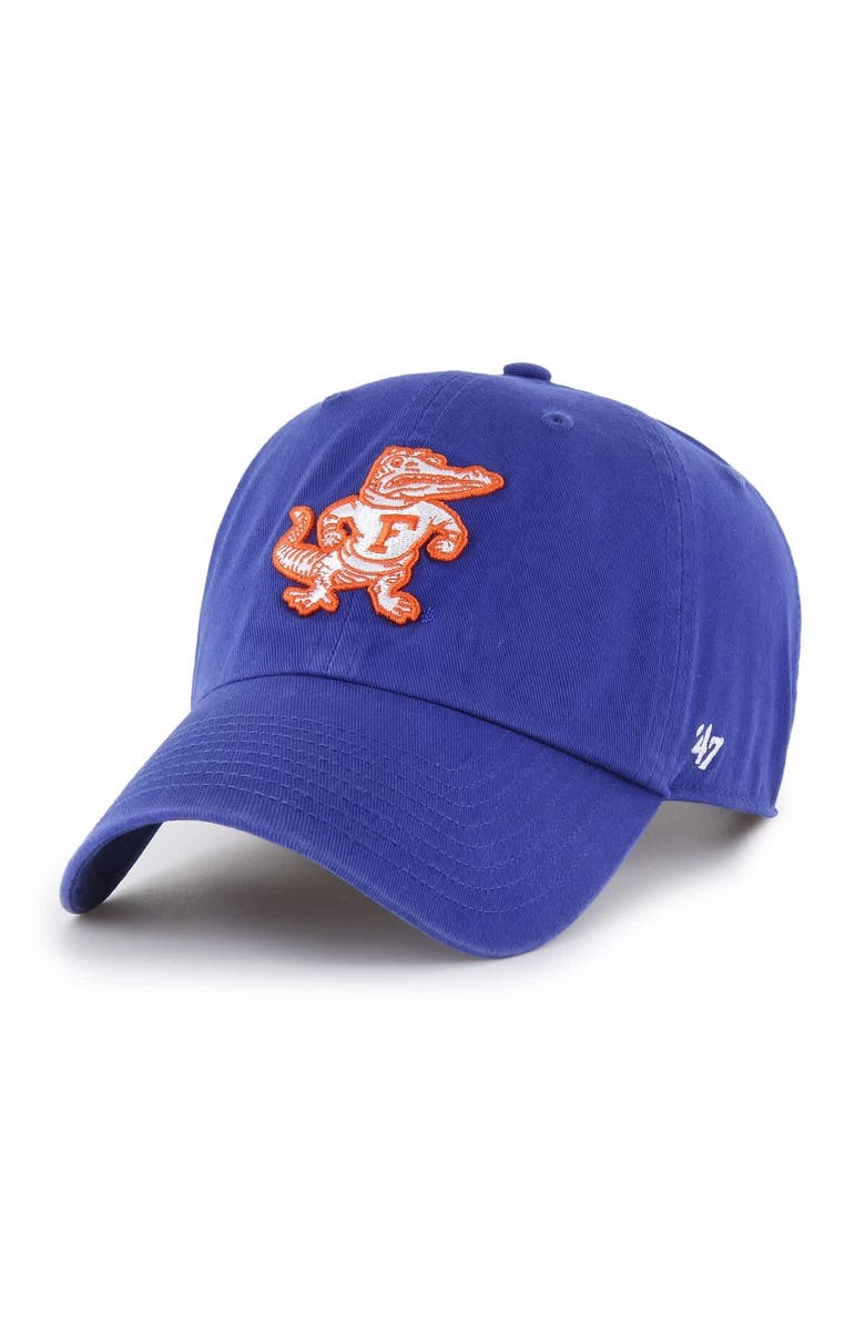'47 Men's '47 Royal Florida Gators Vault Clean Up Adjustable Hat, Main, color, 
