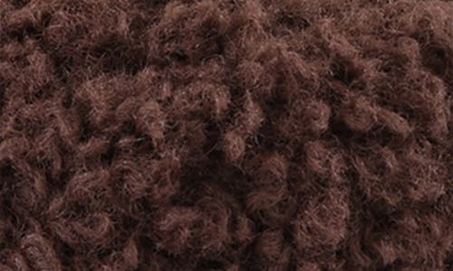 Bc Footwear Metro Faux Shearling Flat In Brown