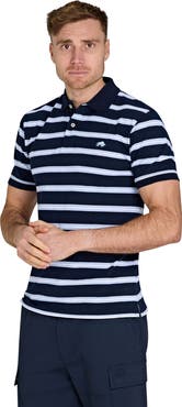 Raging Bull Triple Stripe Birdseye Polo