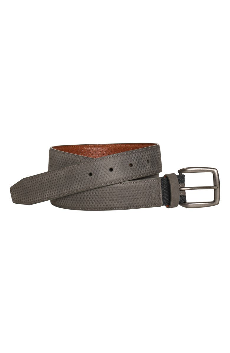 Johnston & Murphy XC4 Burnished Leather Belt, Main, color, 
