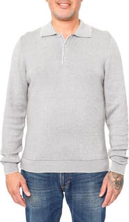 VELLAPAIS Torreno Long Sleeve Polo