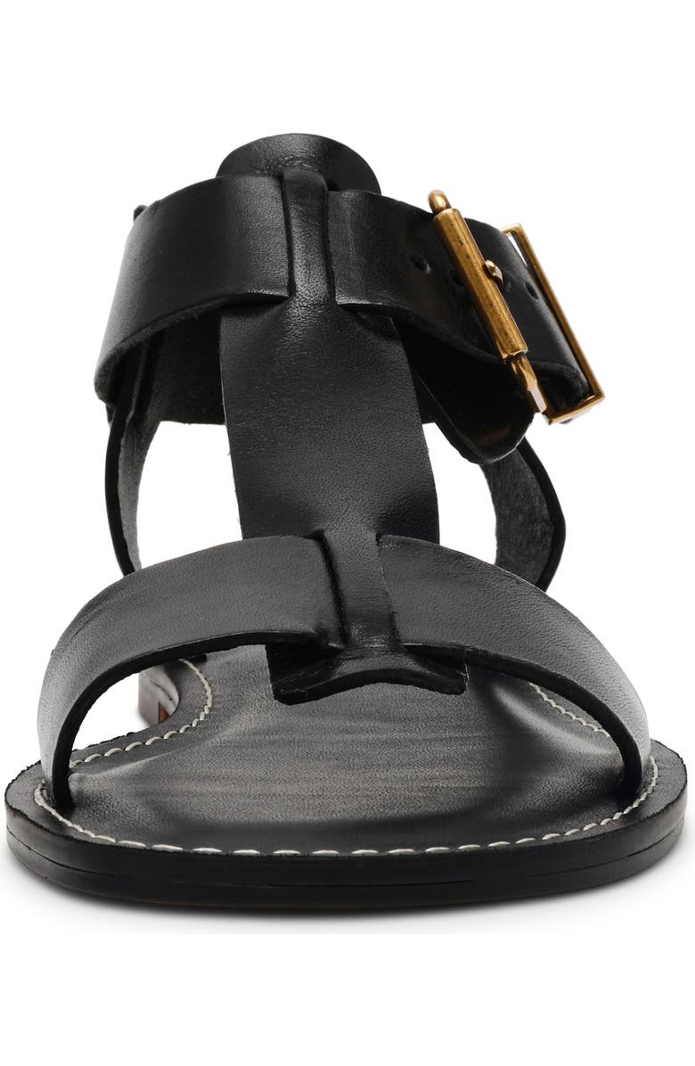 Steve Madden Brazinn Gladiator Sandal, Alternate, color, Black Leat