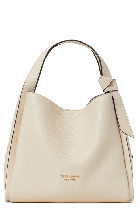 knott medium leather tote