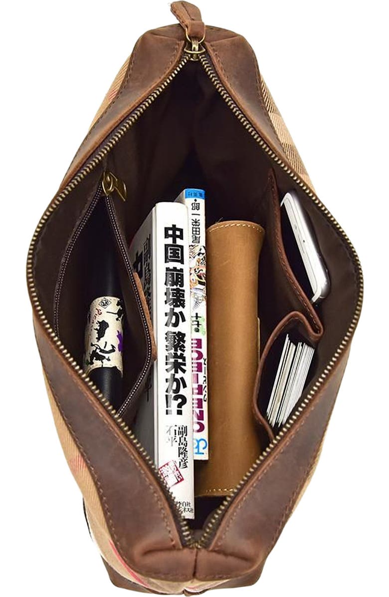 STEEL HORSE LEATHER The Taavi Tote | Handcrafted Leather Tote Bag, Alternate, color, Brown