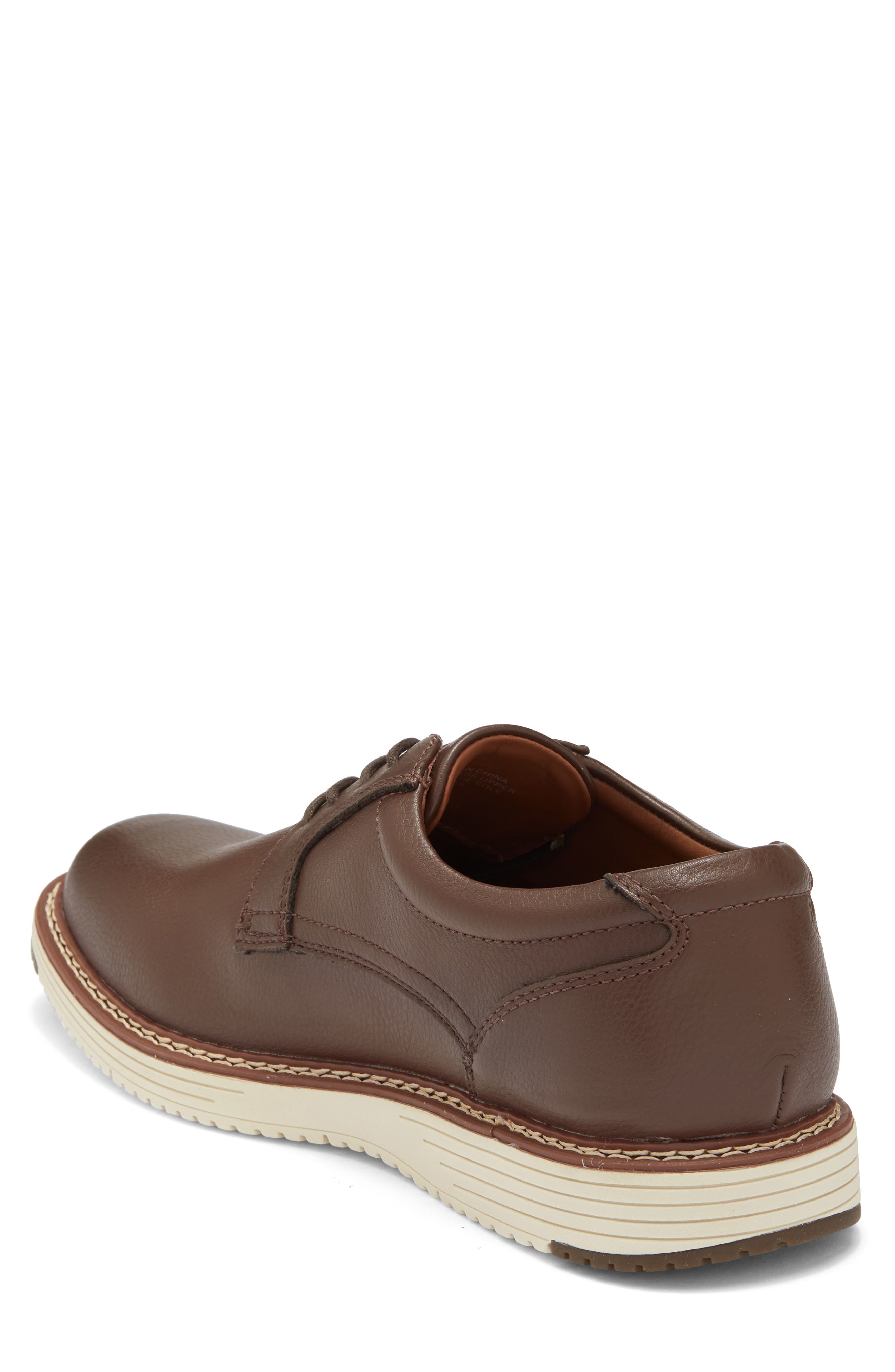 Sven Plain Toe Derby, Alternate, color, BROWN