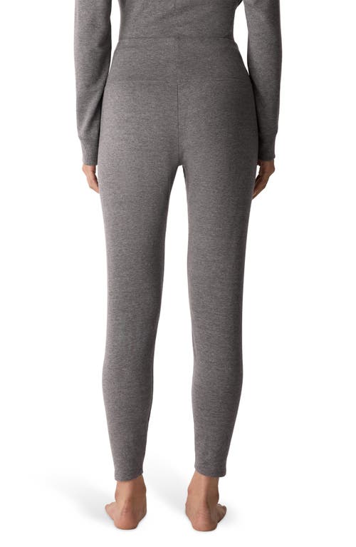 Eileen Fisher High Waist Ankle Leggings In Gray