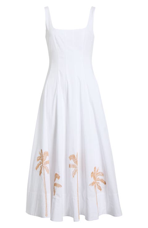 Wells Sleeveless Midi Sundress