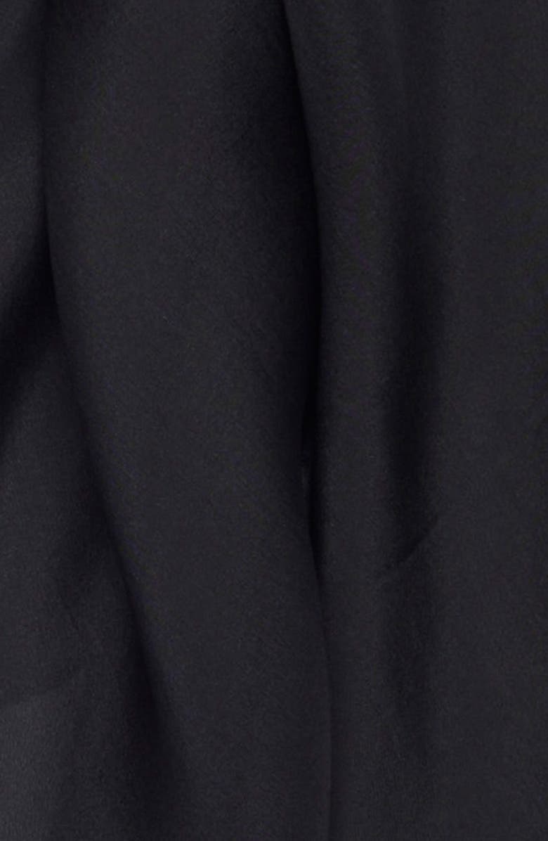 Nordstrom Silk Scarf, Alternate, color, Black