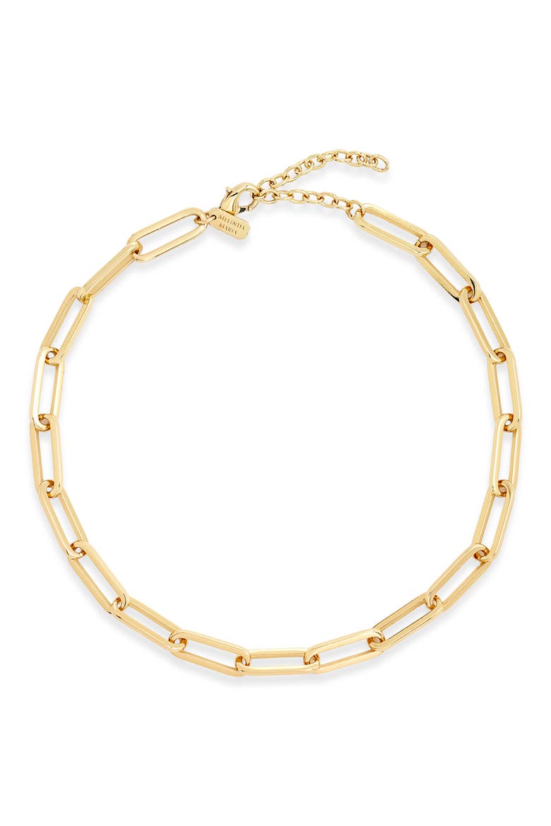 Carrie Chain Link Necklace, Main, color, GOLD