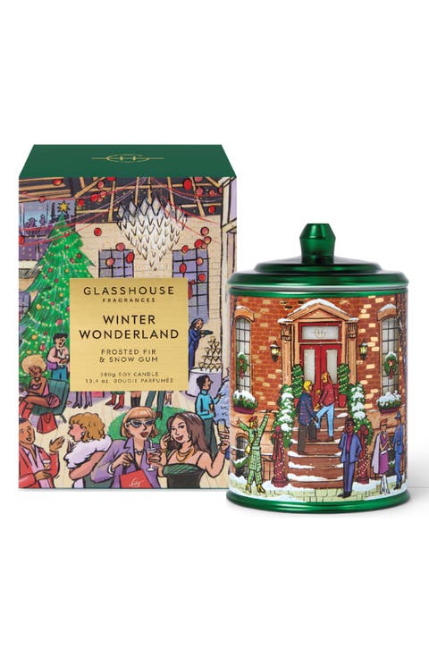 Winter Wonderland Christmas Candle