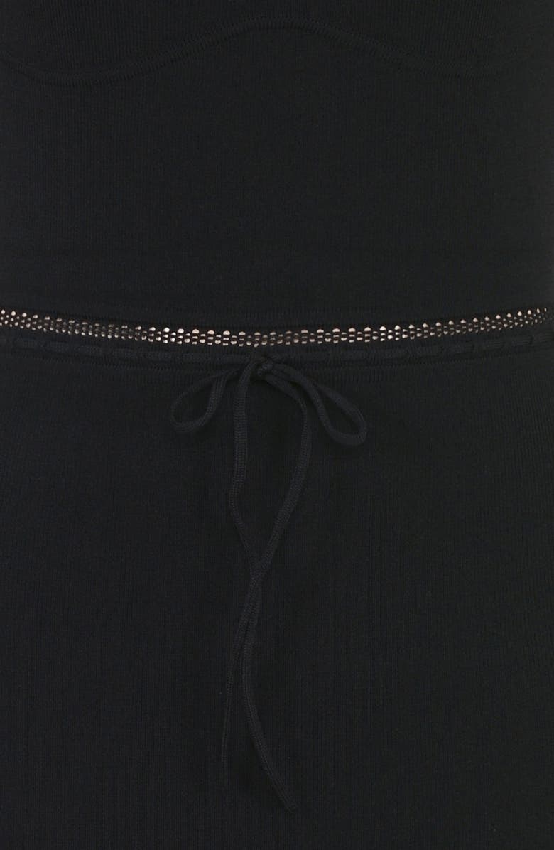 HOUSE OF CB Sasha Long Sleeve Midi Dress, Alternate, color, Black