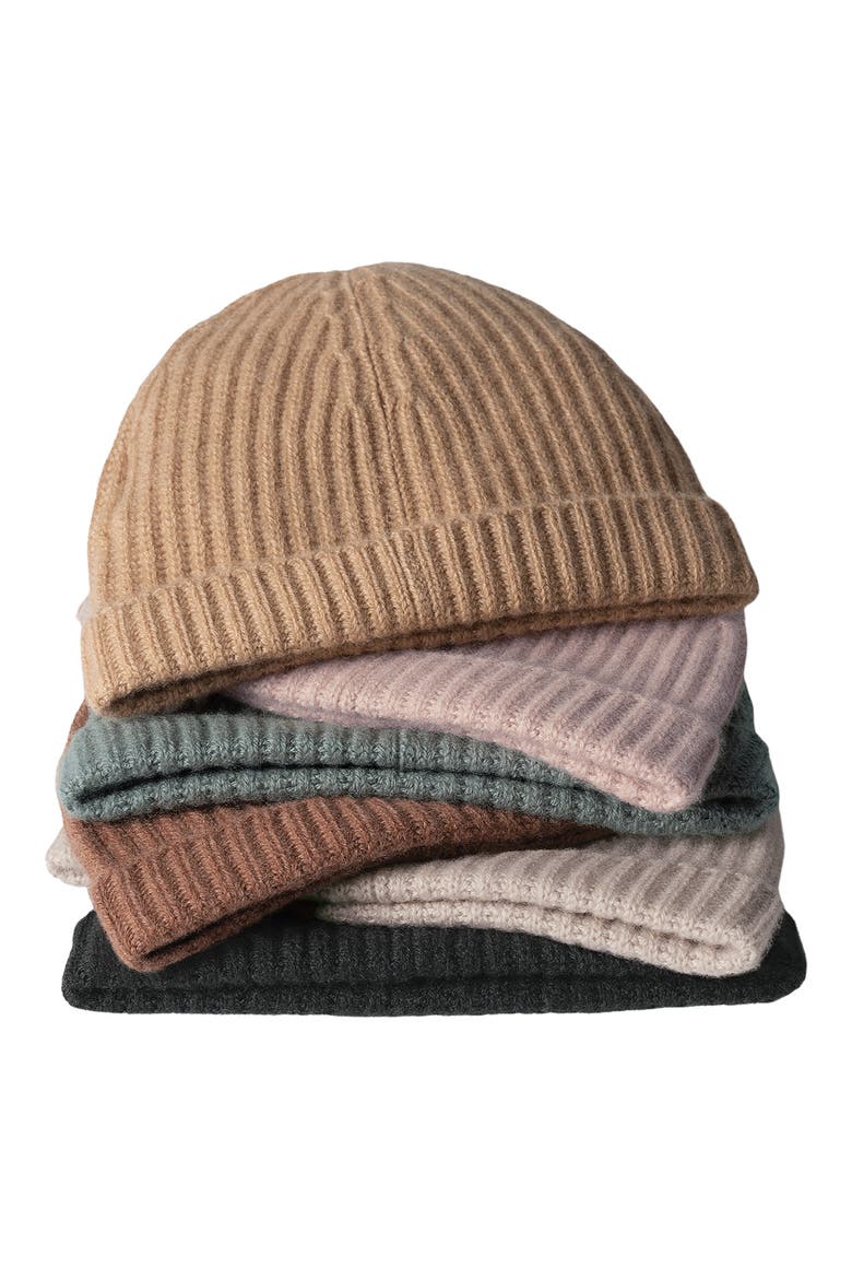 Cashmere Beanie, Alternate, color, SIENNA