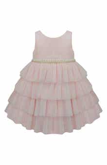 AMERICAN PRINCESS Embellished Tiered Party Dress & Bloomers