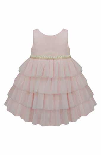 AMERICAN PRINCESS Embellished Tiered Party Dress & Bloomers