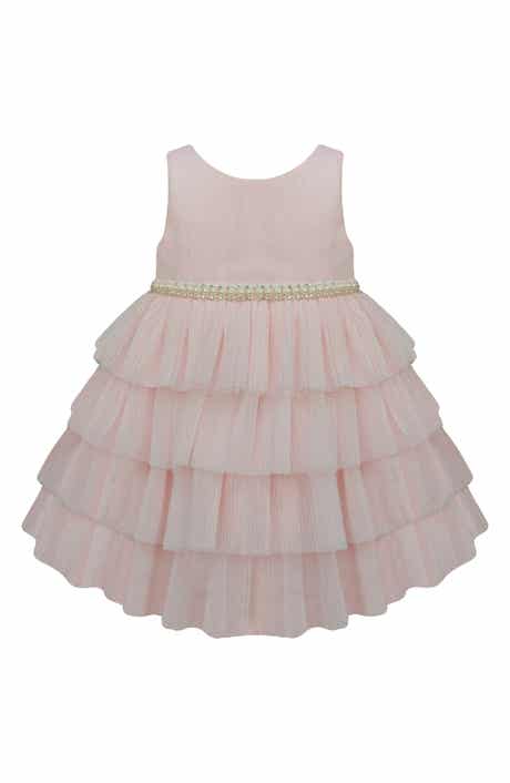 AMERICAN PRINCESS Embellished Tiered Party Dress & Bloomers