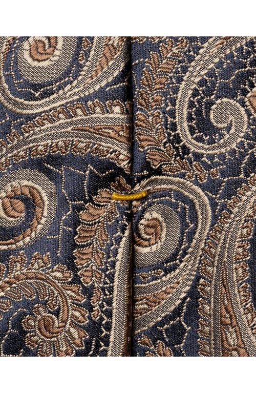 Eton Paisley Silk Tie In Multi
