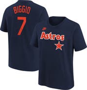 Nike Youth Nike Craig Biggio Navy Houston Astros Cooperstown Collection Name & Number T-Shirt