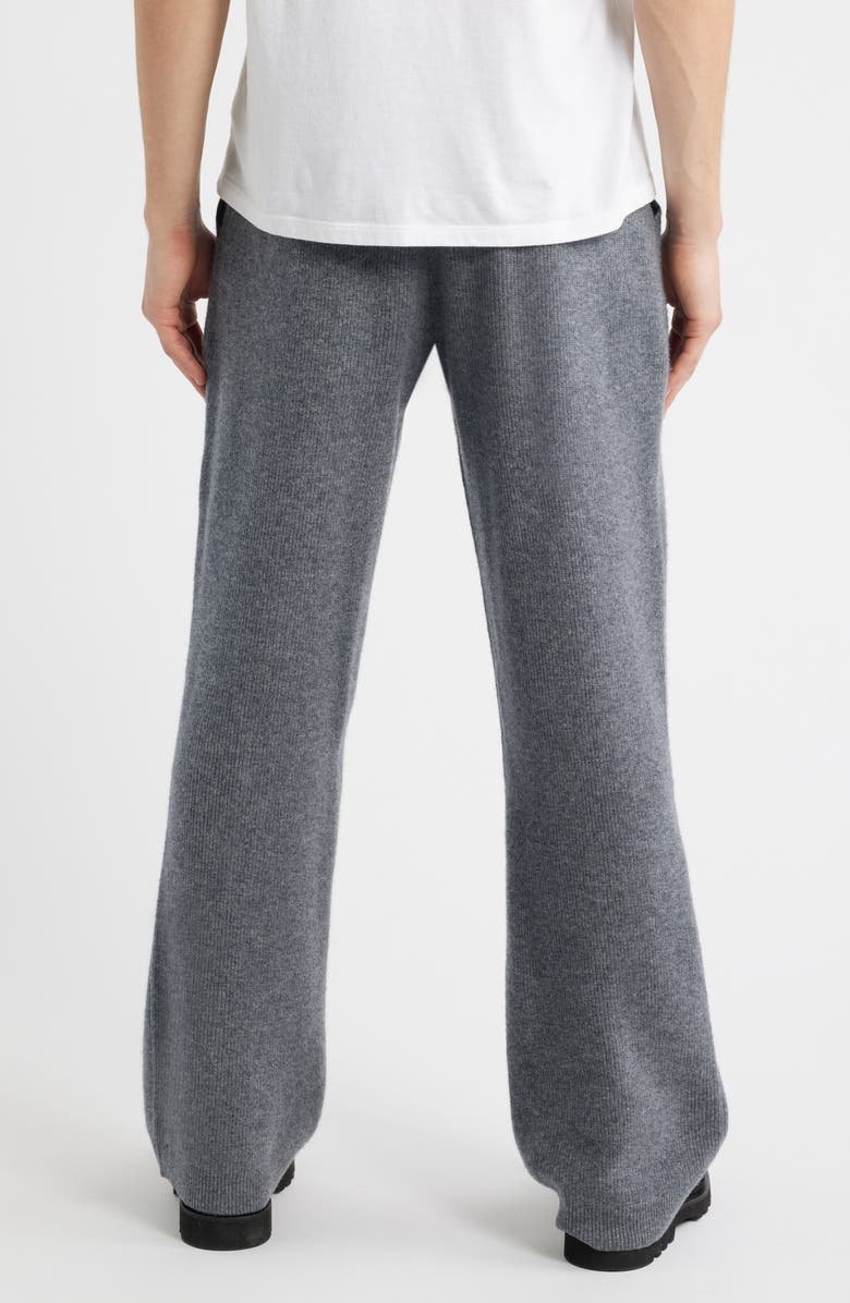 KROST Wide Leg Knit Wool Drawstring Pants, Alternate, color, Gunmetal