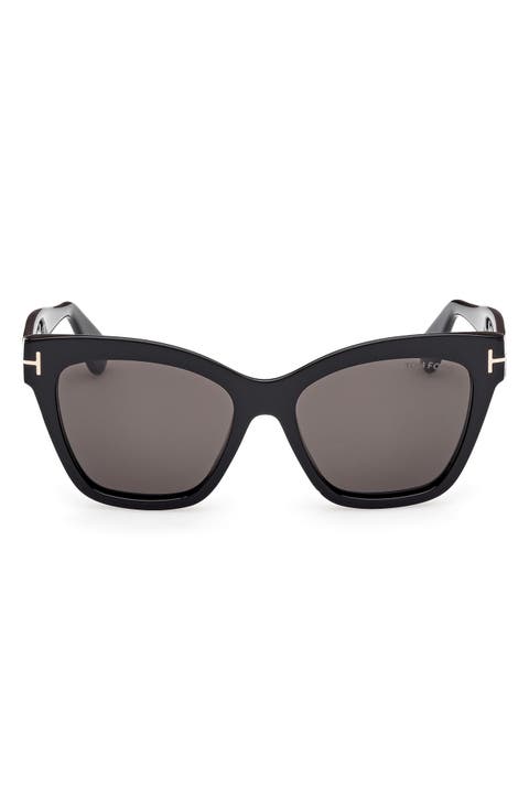 Elvira 55mm Butterfly Sunglasses