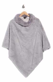 Open Knit Cowl Poncho