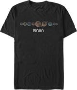 NASA Men's NASA Logo Planets Graphic T-Shirt
