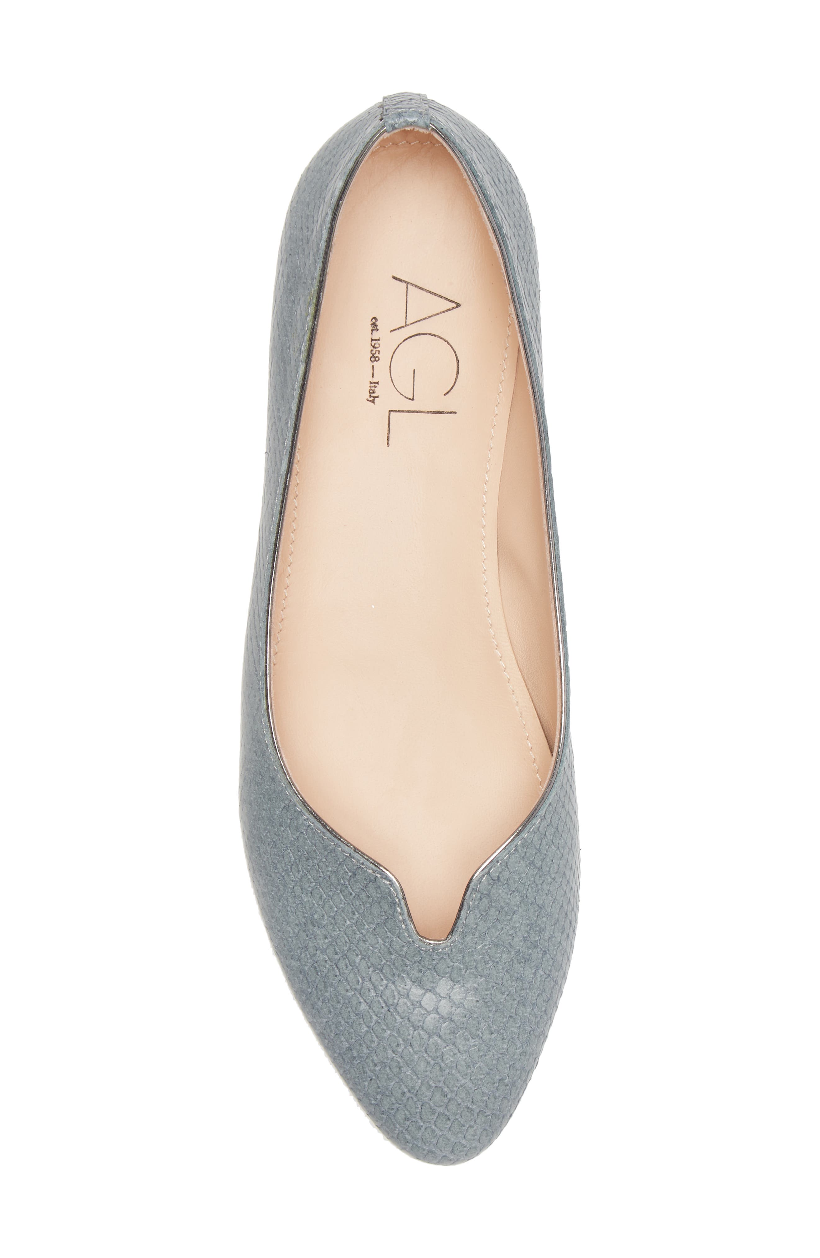 Mimosa Ballet Flat, Alternate, color, CARBON