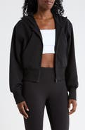 Z by Zella Relay French Terry Crop Full Zip Hoodie