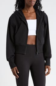 Z by Zella Relay French Terry Crop Full Zip Hoodie