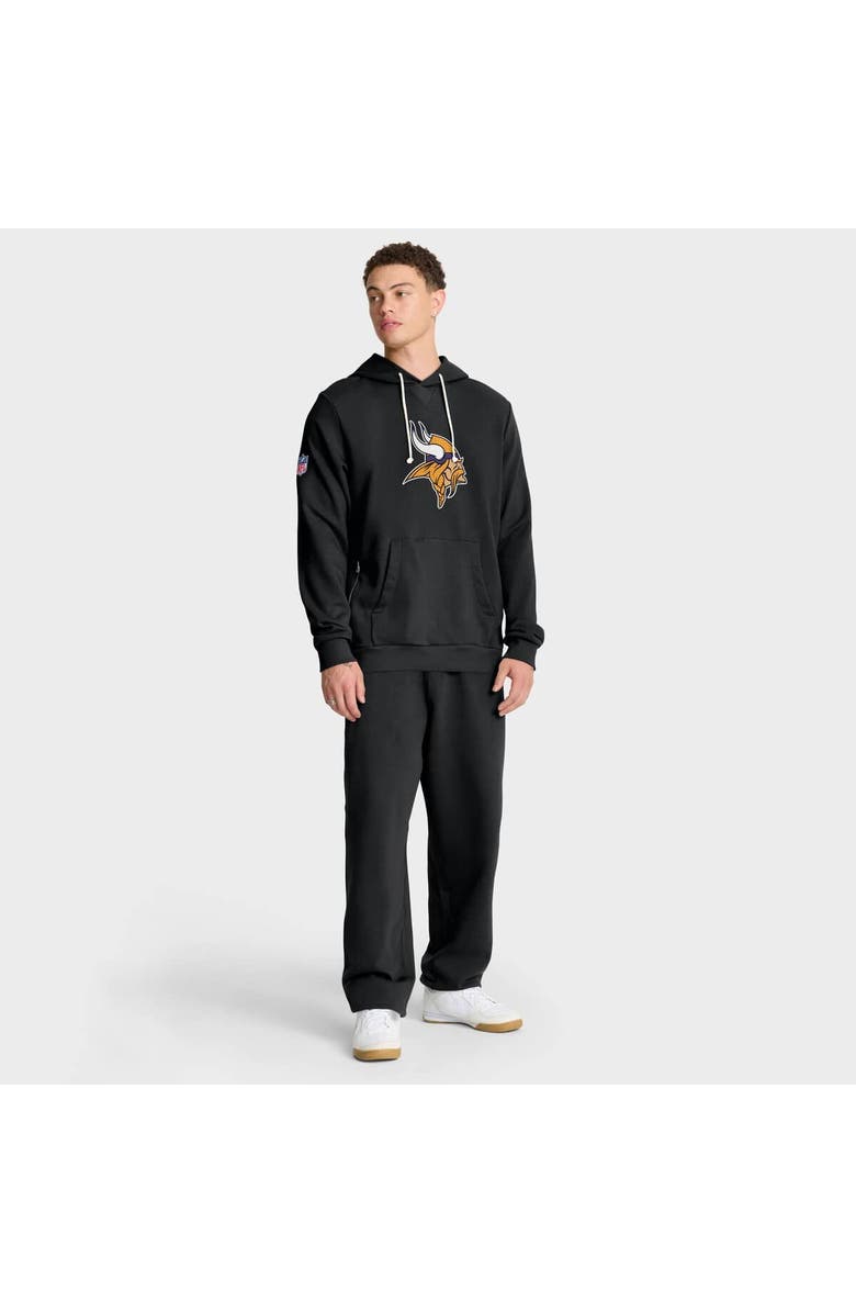 Nike Men's Nike Black Minnesota Vikings Sideline Initial Home Performance Pullover Hoodie, Alternate, color, Black
