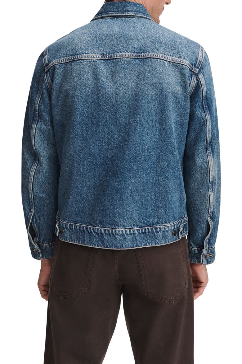 RB3 Denim Trucker Jacket, Alternate, color, TUDOR