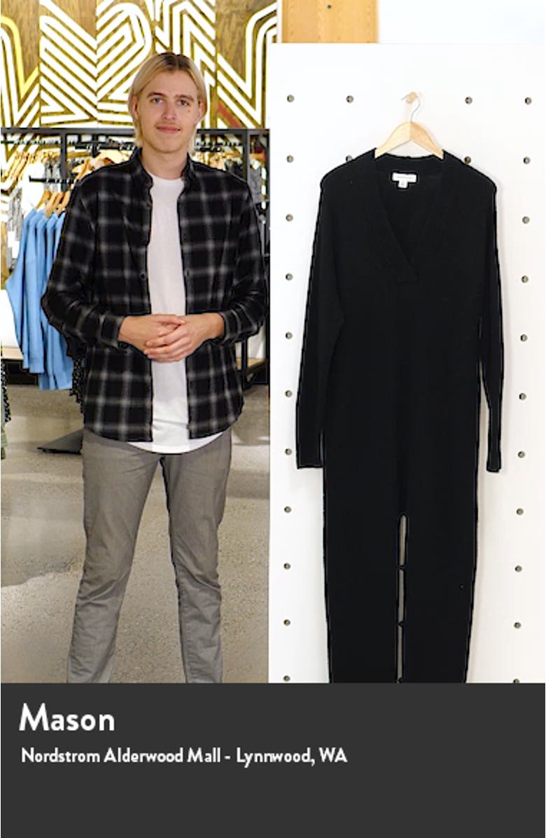 Cozy Long Sleeve Sweater Jumpsuit, sales video thumbnail