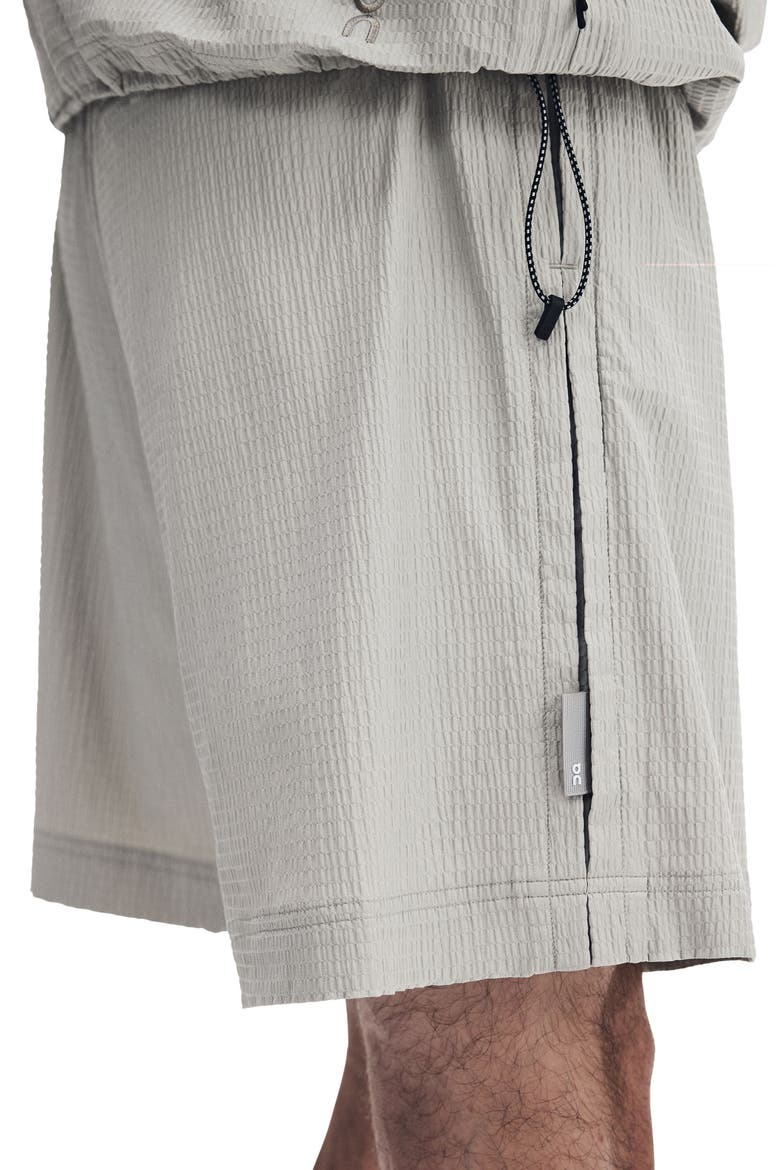 Courtside Eaze Shorts, Alternate, color, BRUME