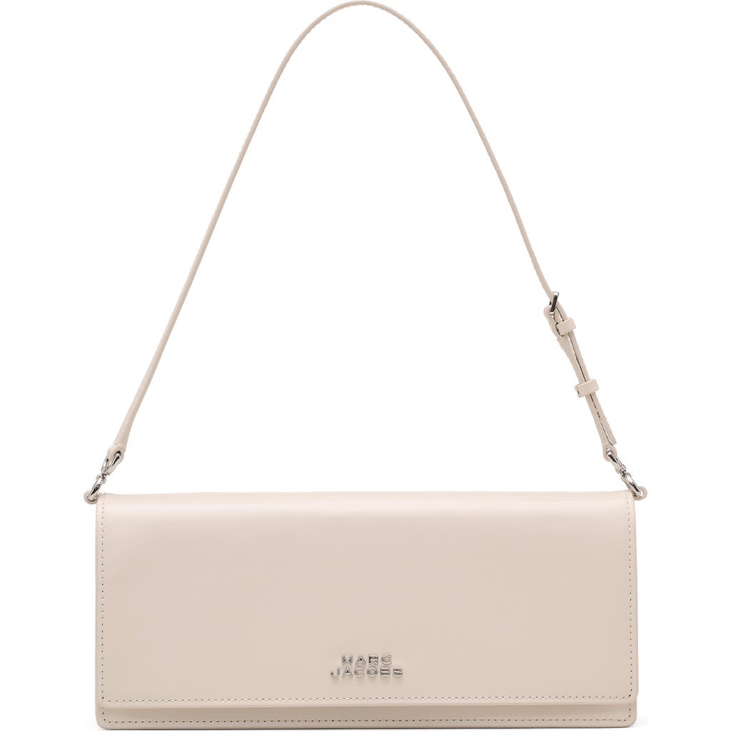 Marc Jacobs The Mirror Leather Shoulder Bag In White