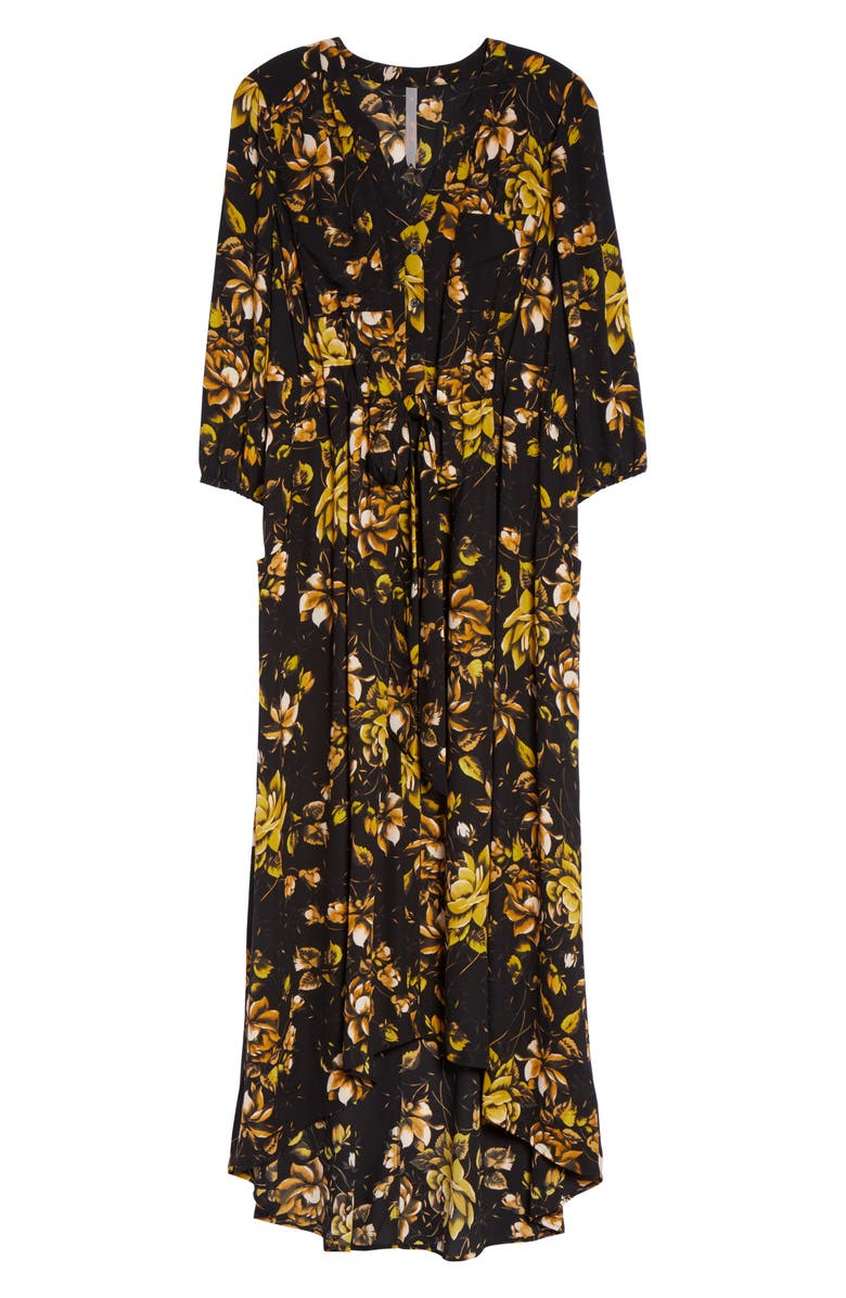 womens maxi t shirt dress Maxi T-Shirt Dress Plus Size Heather Grey / X-Large main image 0