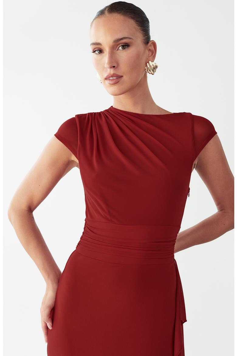 Howard Maxi Dress, Alternate, color, Rust