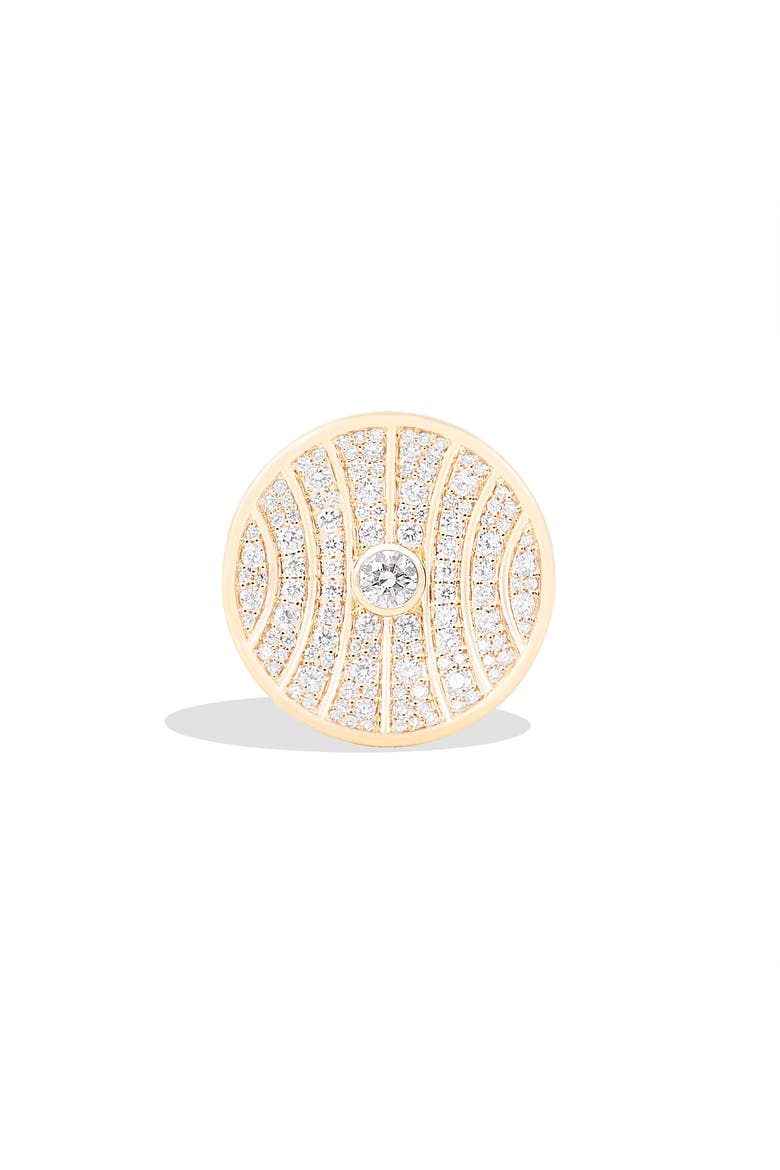 Revel Large Dimensional Ring, Main, color, Diamond- Gold