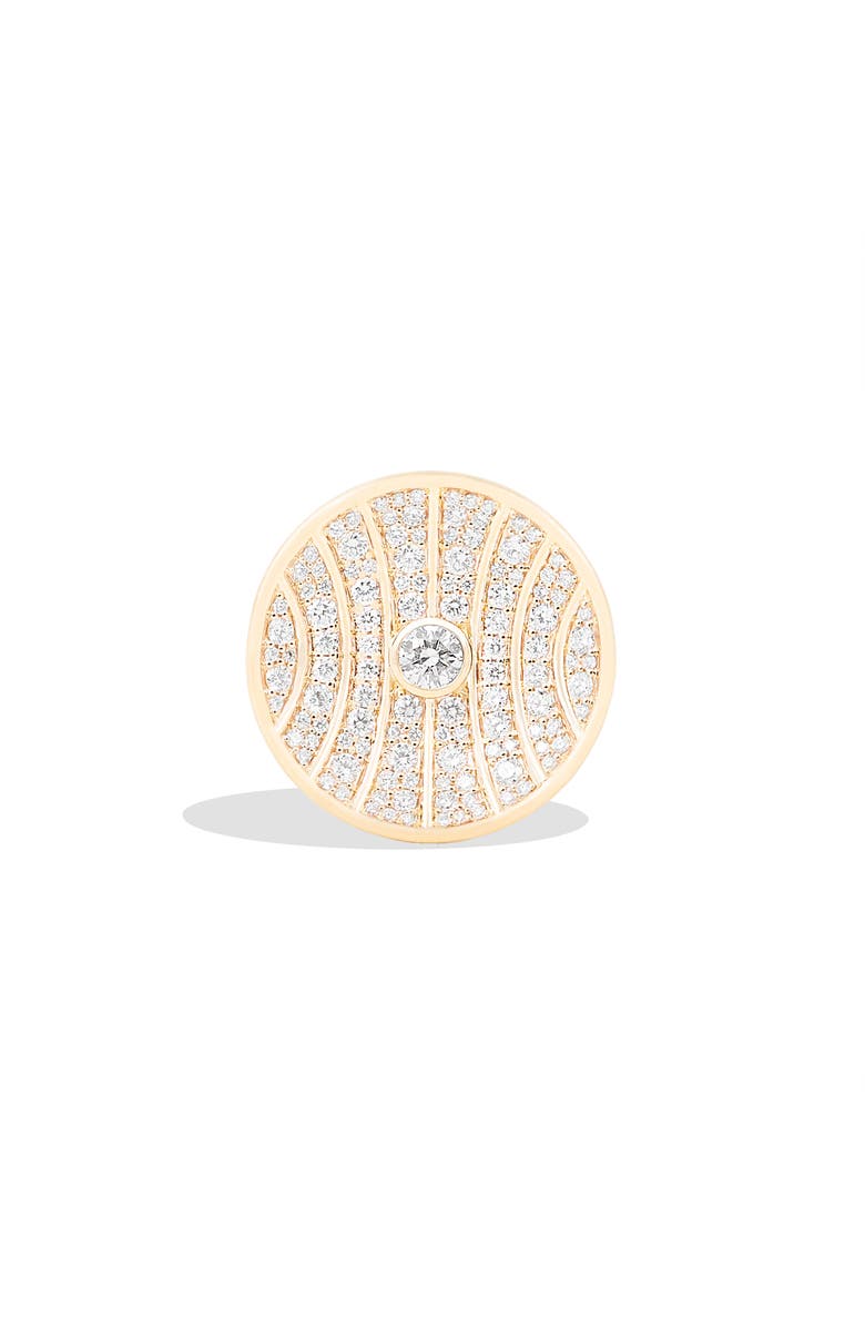 Campbell + Charlotte Revel Large Dimensional Ring, Main, color, Diamond- Gold