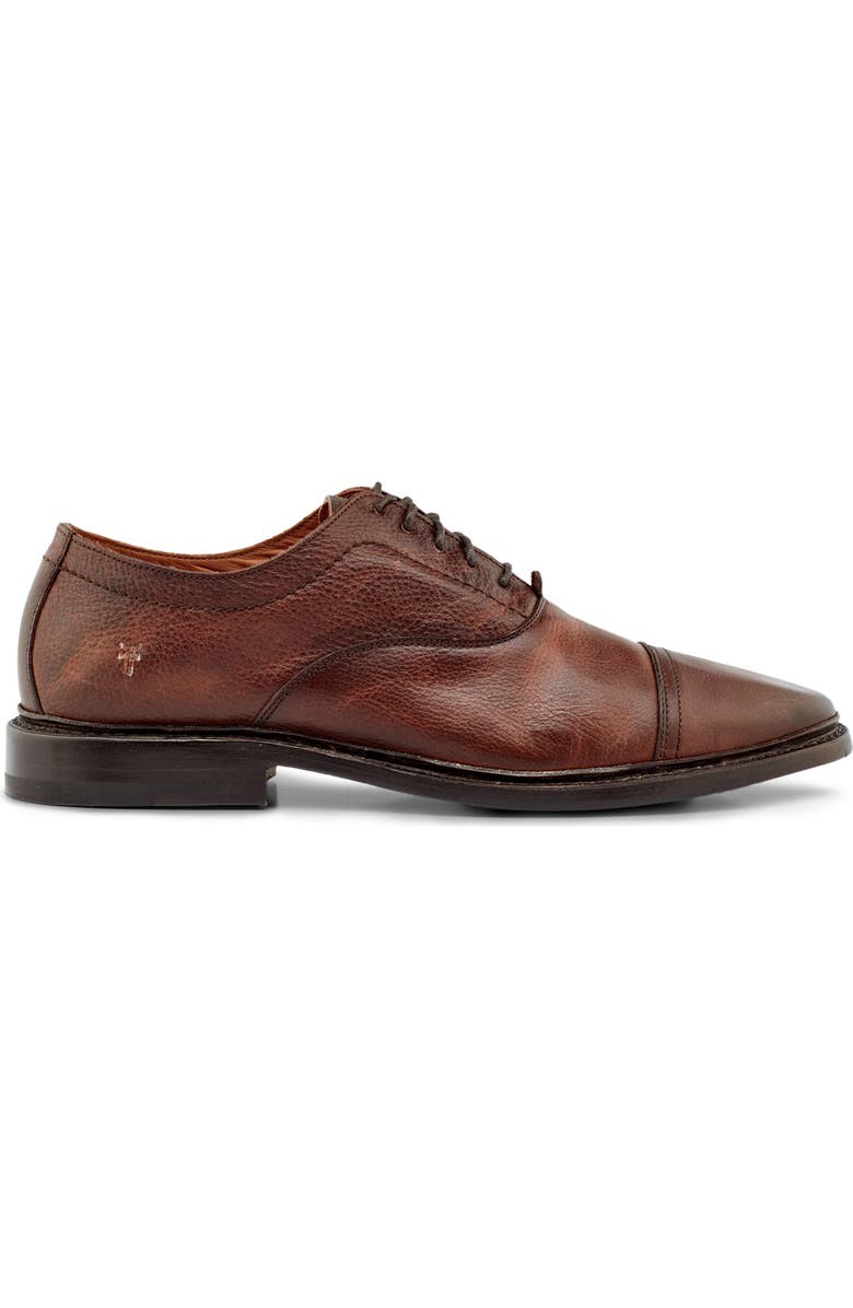 Frye Paul Bal Cap Toe Oxford, Alternate, color, Walnut