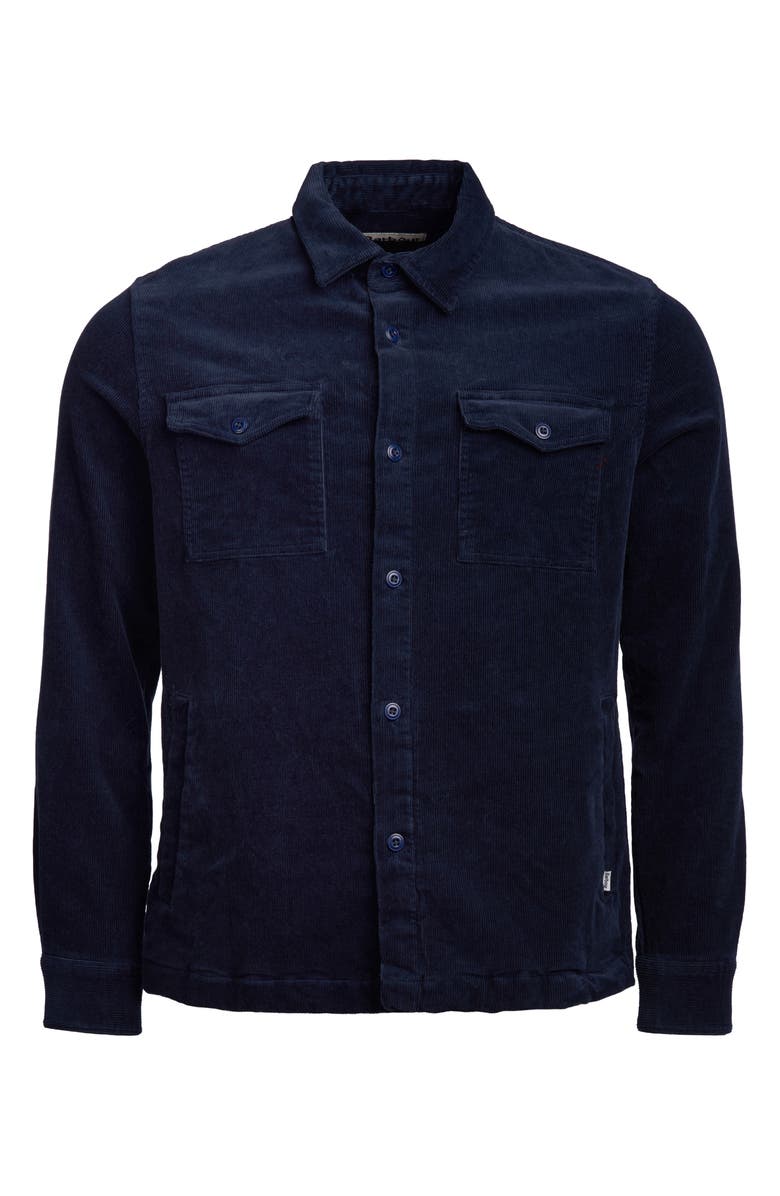 Barbour Corduroy Overshirt, Alternate, color, Navy