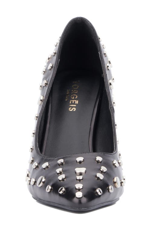 Torgeis Zoelle Studded Pump In Black