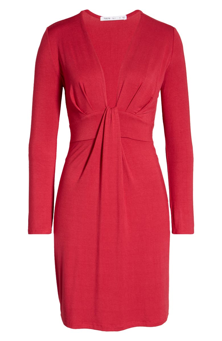 Fraiche by J Long Sleeve Sheath Dress, Alternate, color,